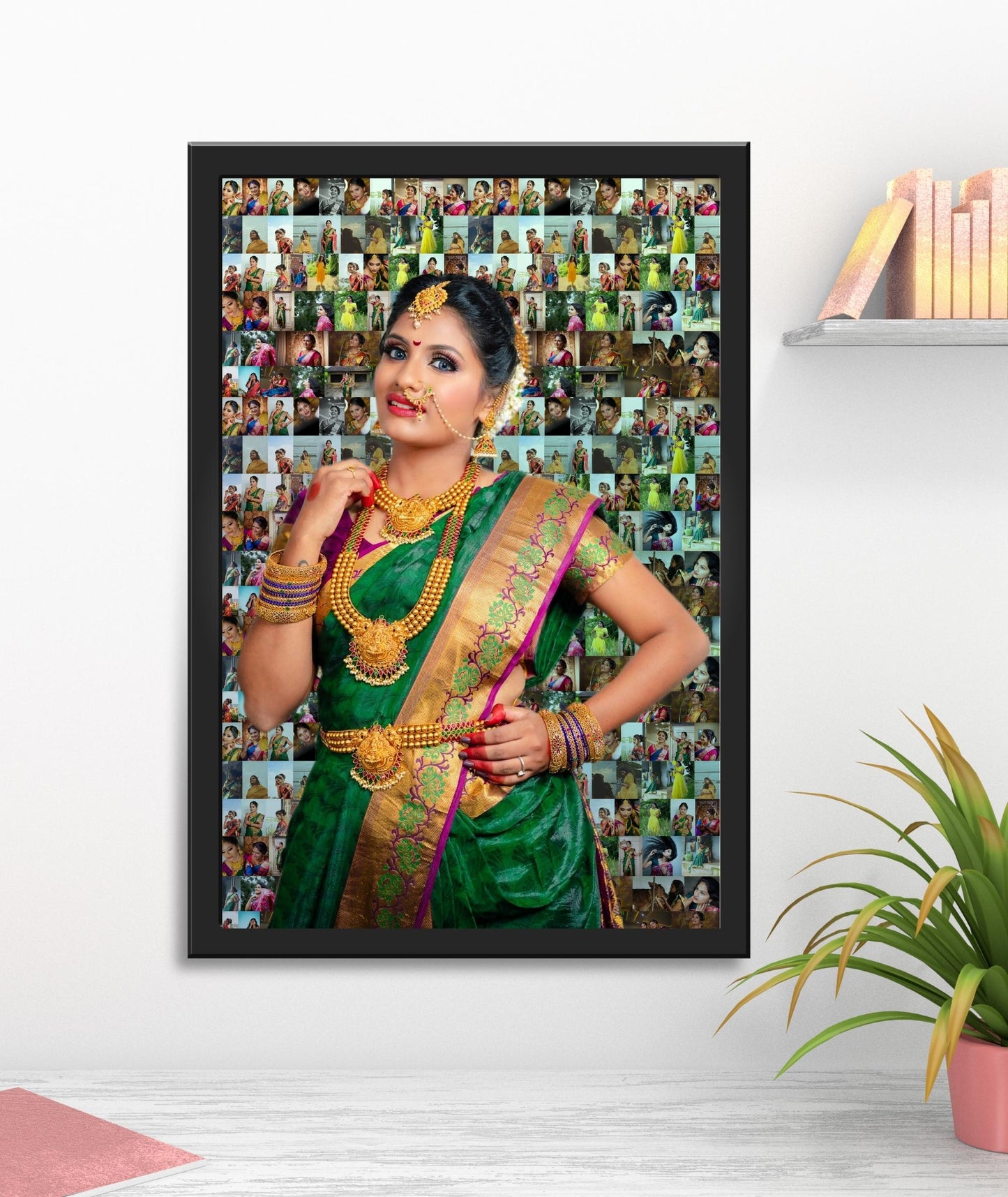 Personalized Mosaic photo Frame - Gift for Her