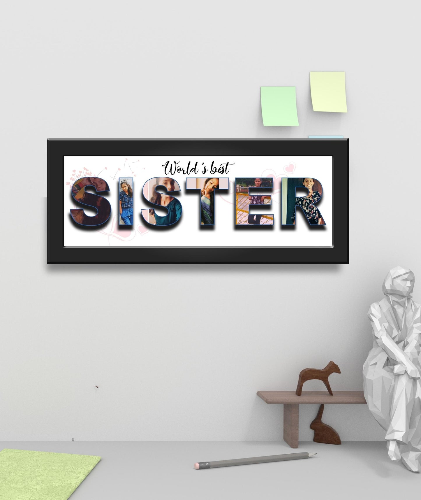 Personalized Name Frame - Gift for Sister