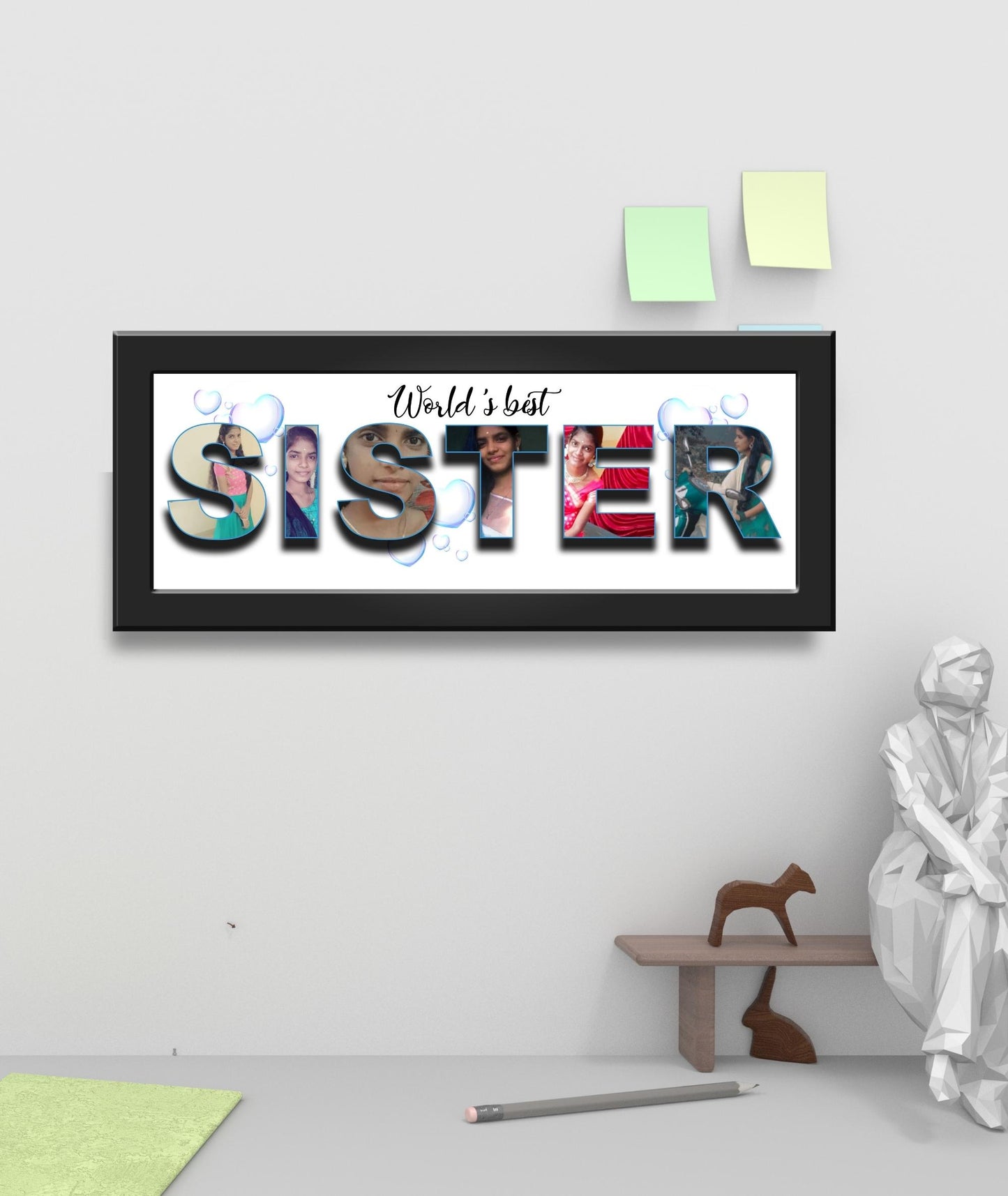Personalized Name Frame - Gift for Sister