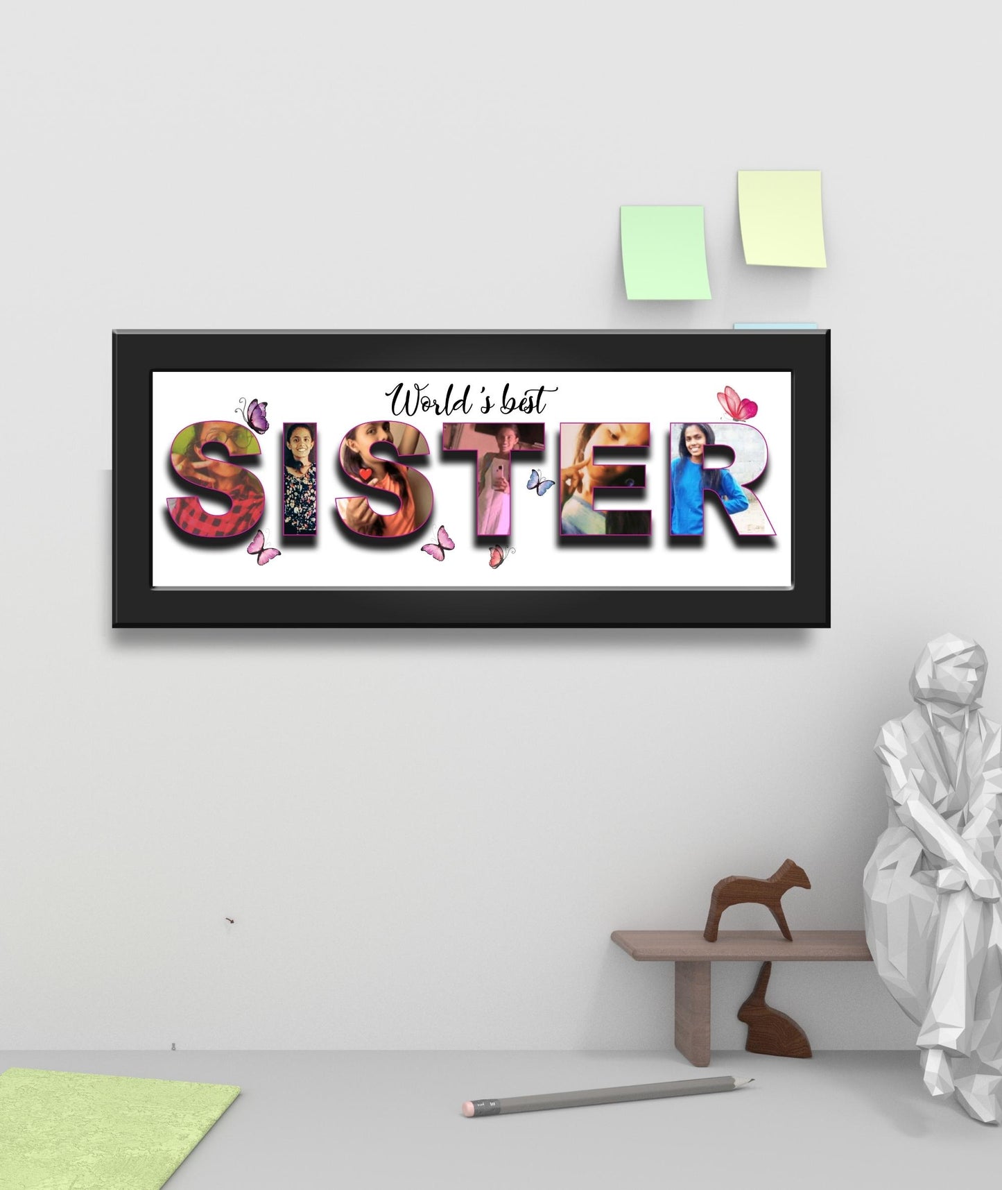 Personalized Name Frame - Gift for Sister