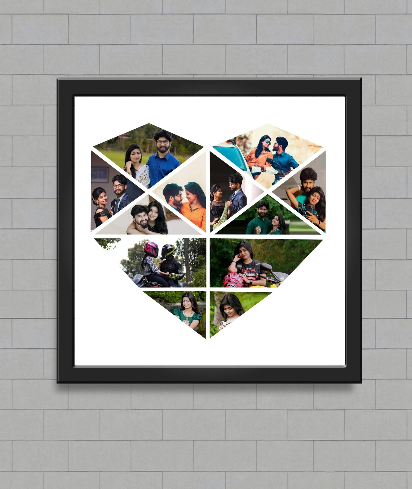 Heart Collage Photo Frame_Design 2