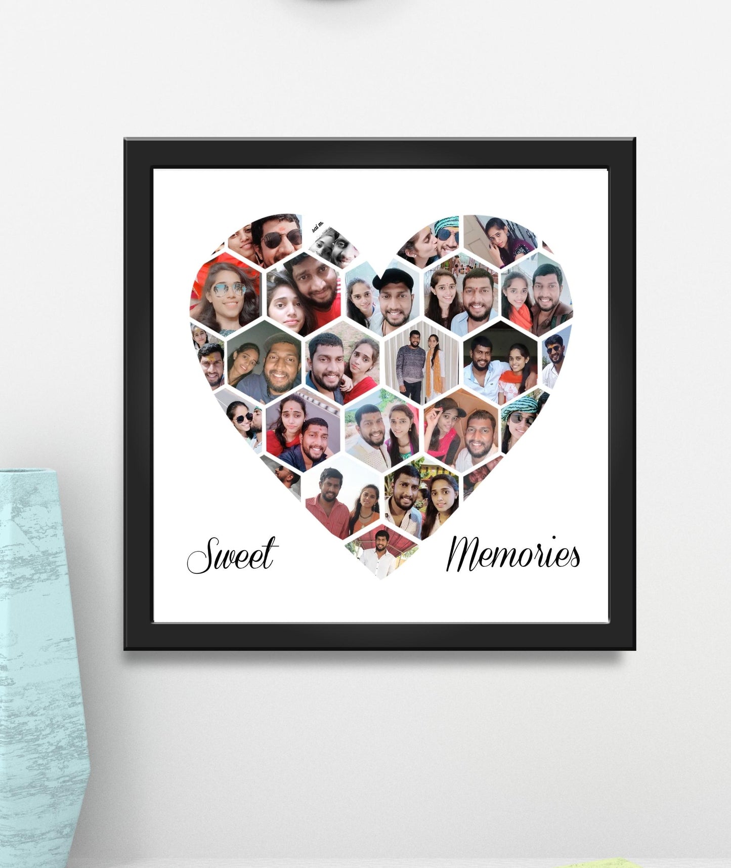 Heart Collage Photo Frame_Design 4
