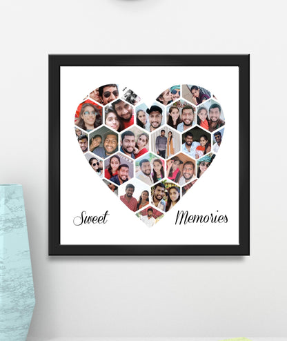 Heart Collage Photo Frame_Design 4