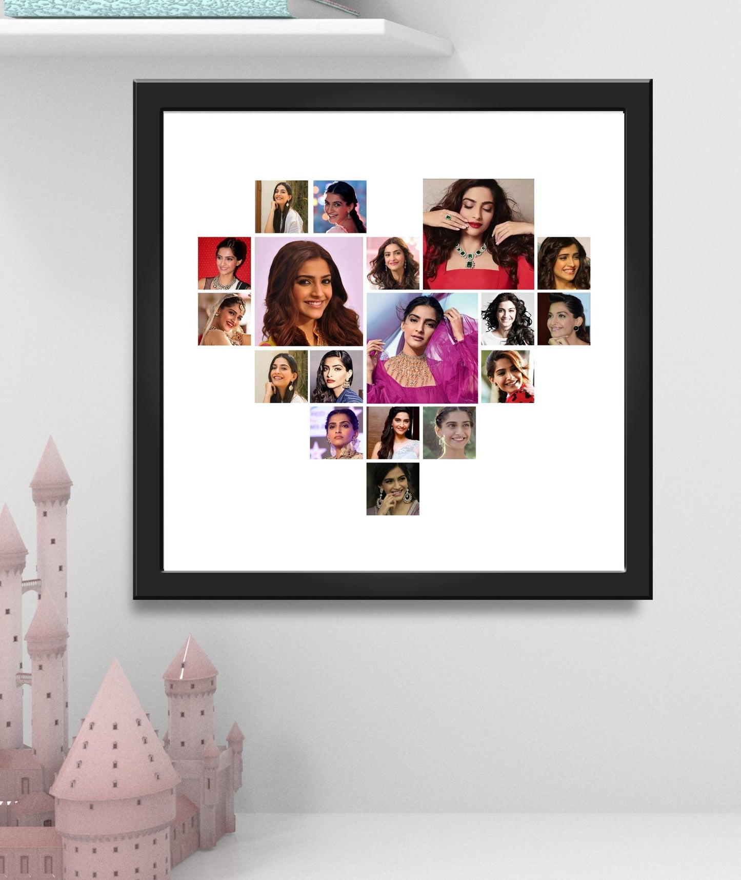 Heart Collage Photo Frame_Design 5