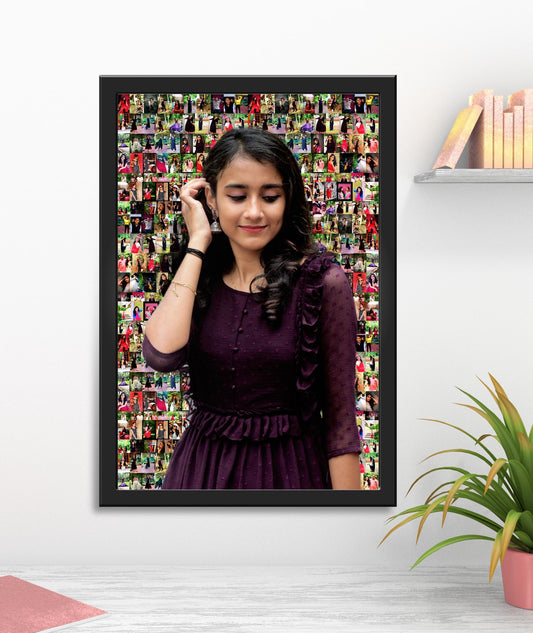 Personalized Mosaic photo Frame - Gift for Her