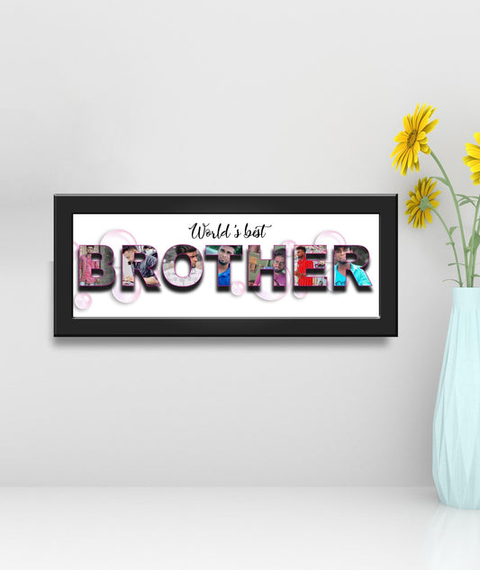 Personalized Name Frame - Gift for Brother