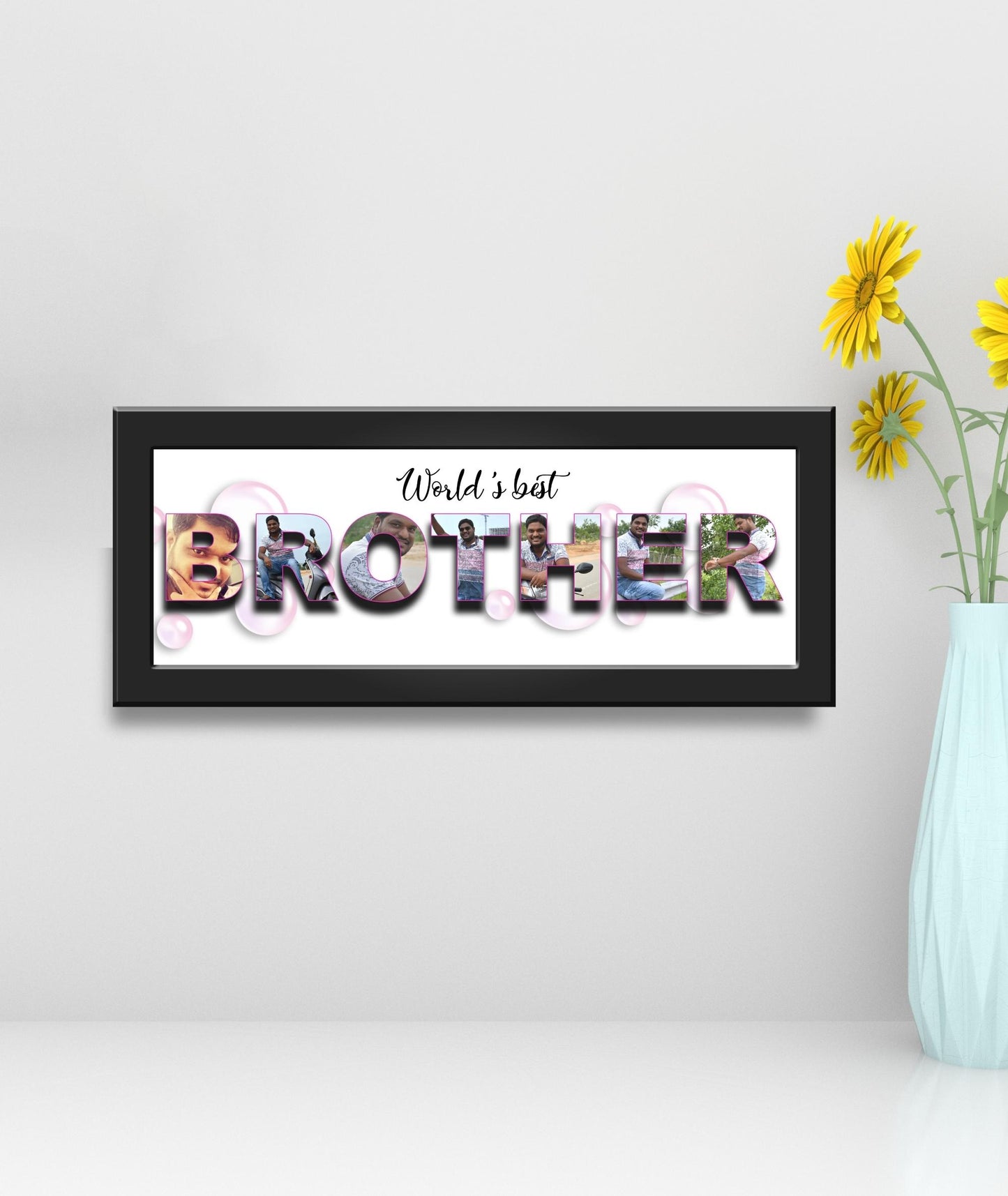 Personalized Name Frame - Gift for Brother