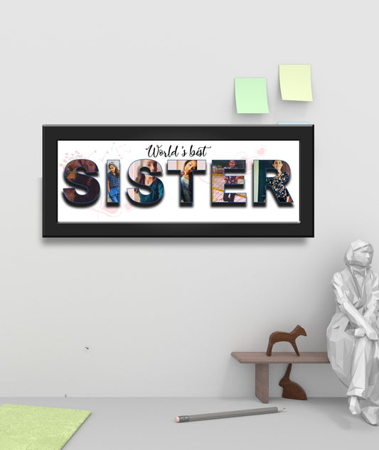 Personalized Name Frame - Gift for Sister