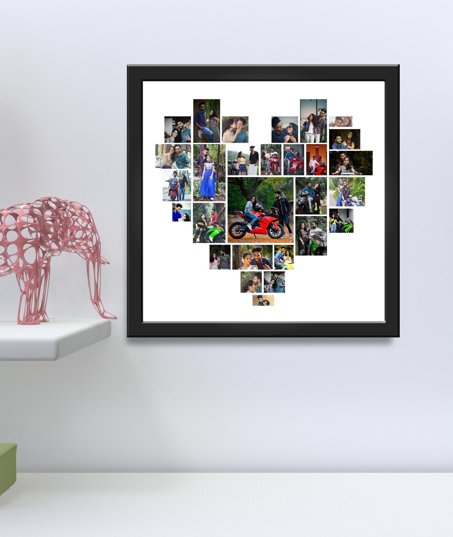 Heart Collage Photo Frame_Design 1