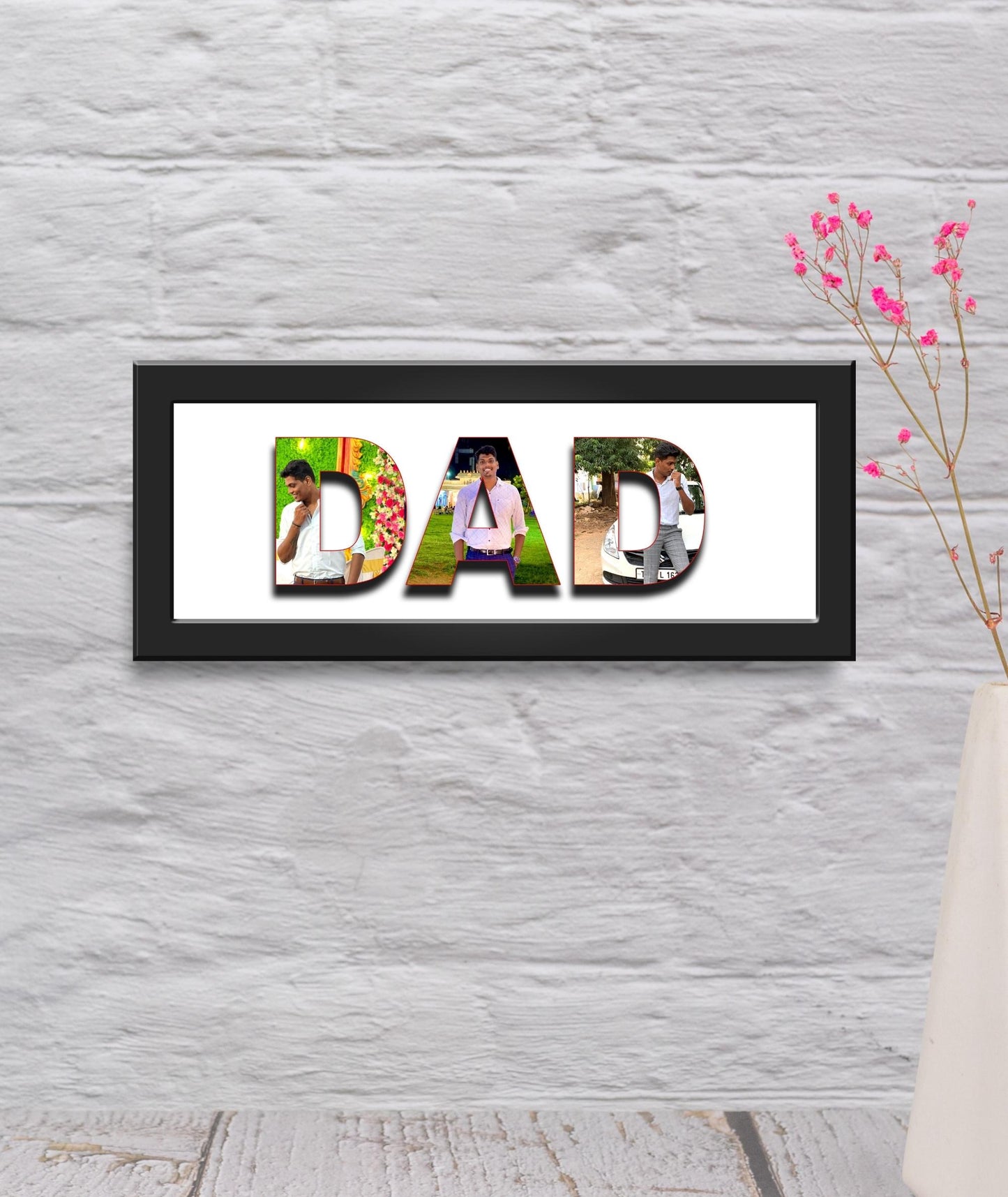 Personalized Name Frame - Gift for Dad