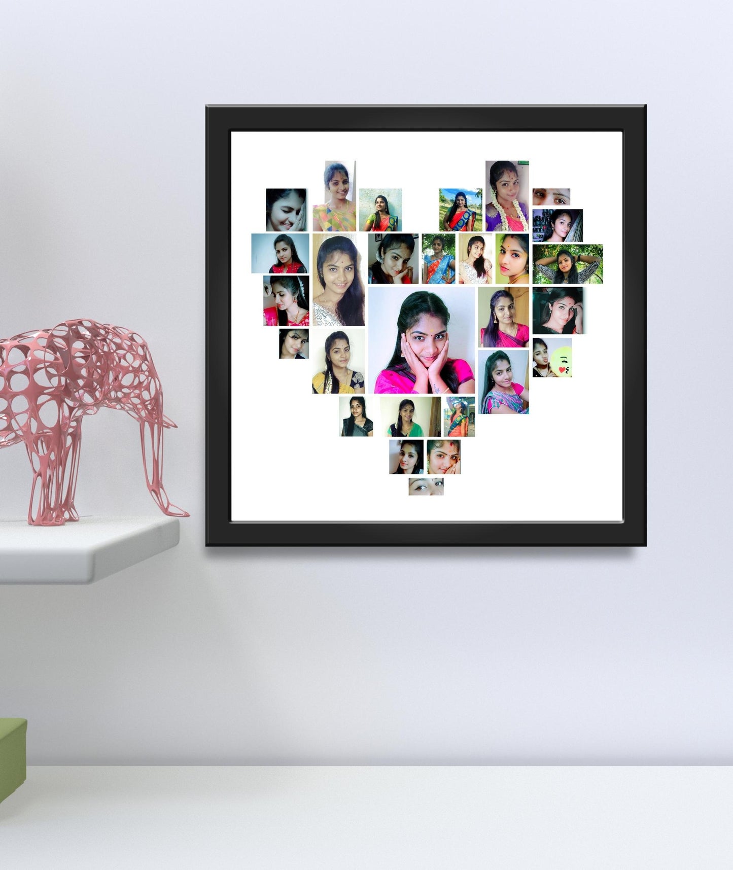 Heart Collage Photo Frame_Design 1