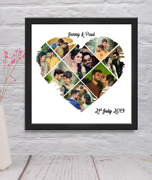 Heart Collage Photo Frame_Design 3