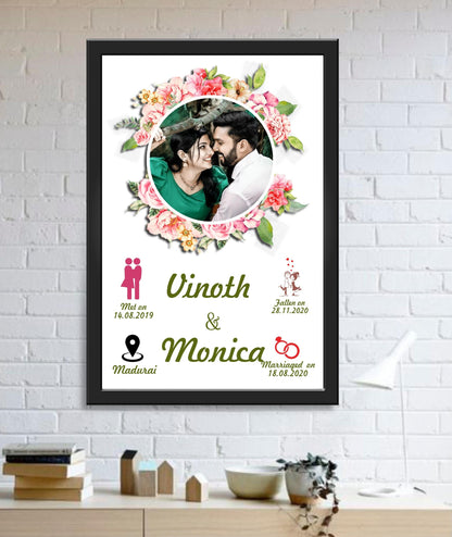 Personalized Wedding Couple’s Frame_ Design 2