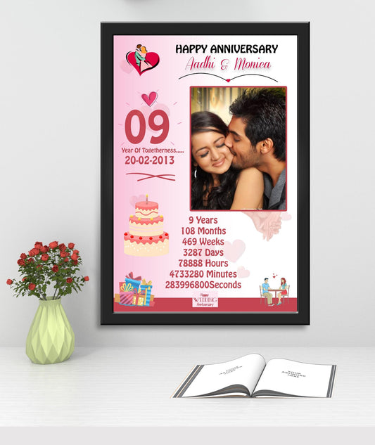 Personalized Wedding Couple’s Frame_ Design 3